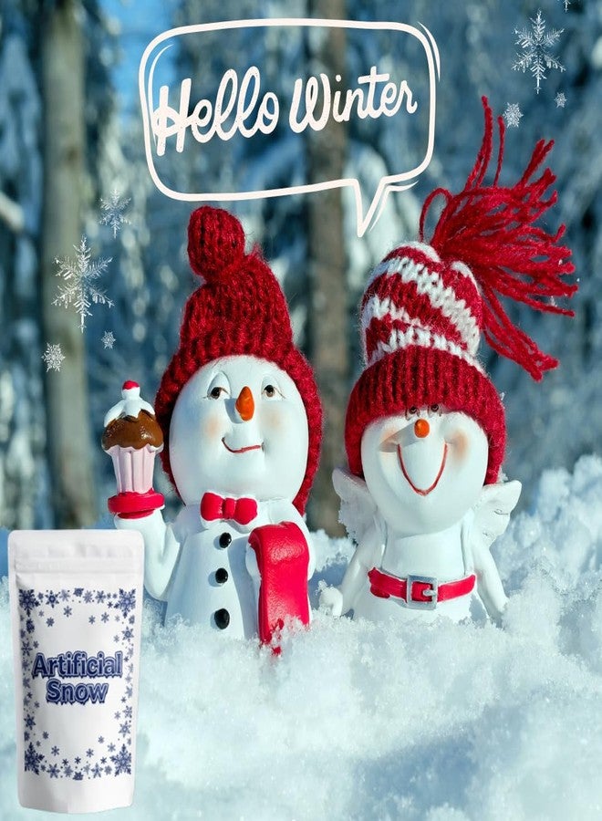 Newvent® 200Gram Artificial Instant Snow Powder for Christmas Decorations, Winter Crafts, Photography Props, Kids’ School Projects, DIY Crafts & Party Decor | Fluffy Realistic Fake Snow for Holidays - Image 4